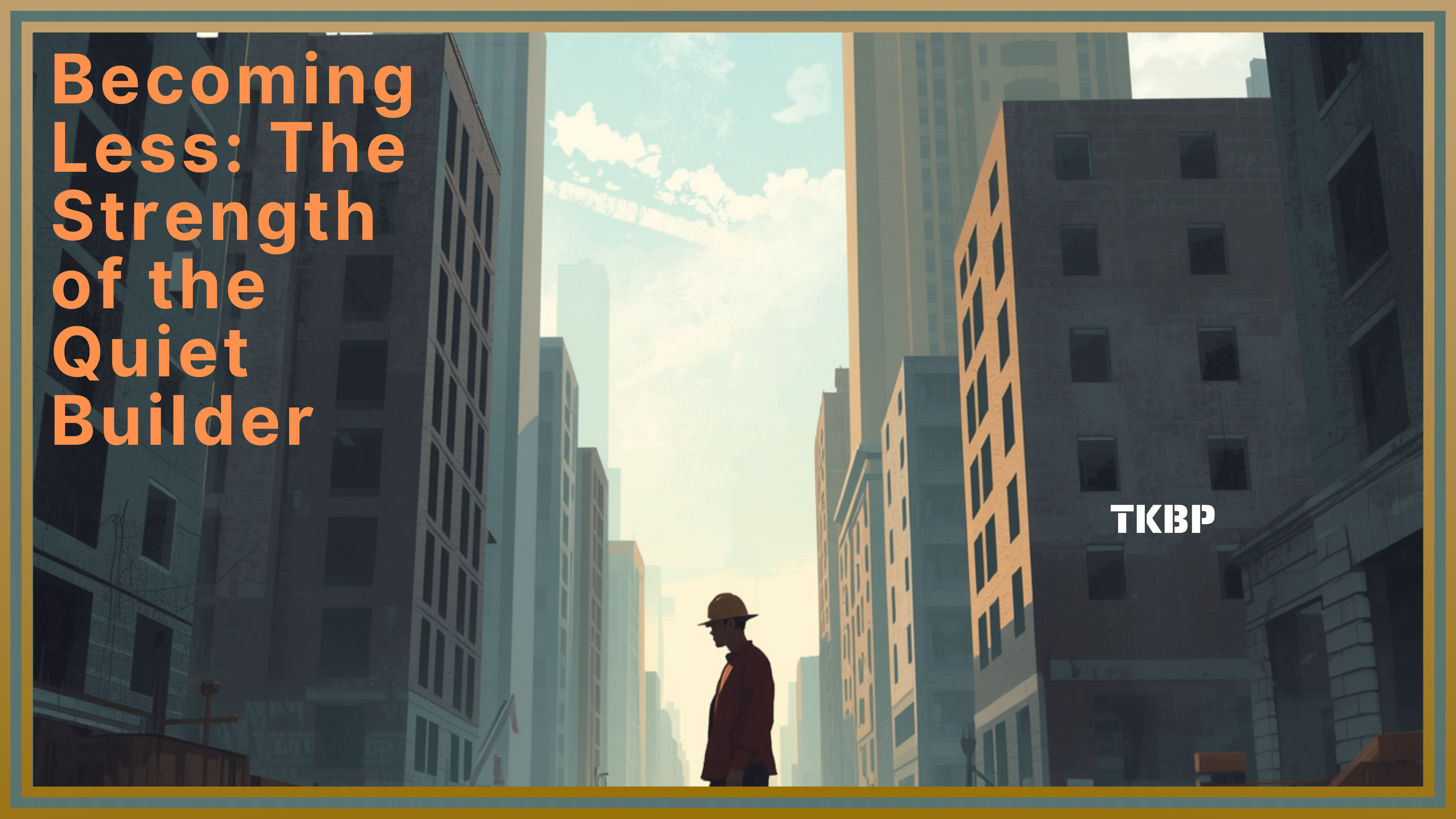 Becoming Less: The Strength of the Quiet Builder